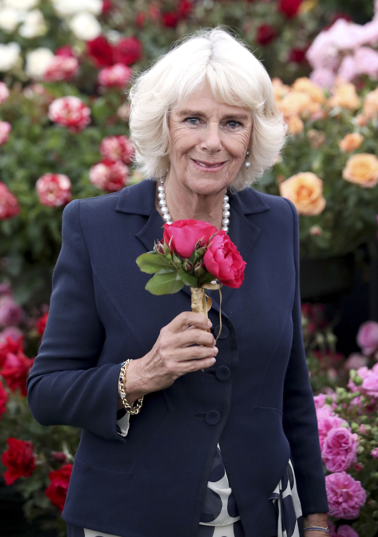 Camilla attends the Sandringham Flower Show in July 2017.