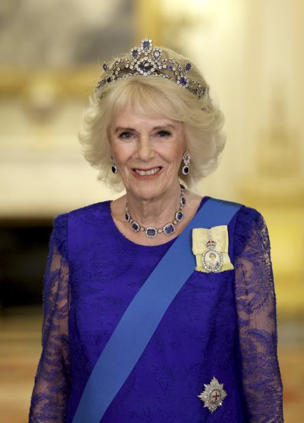 Camilla attends a state banquet in honor of South African President Cyril Ramaphosa in November 2022.