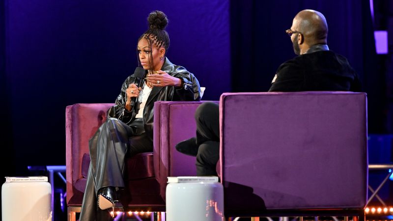 NextImg:Opinion: How Michelle Obama is deploying her superpower of vulnerability | CNN