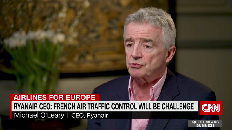 Ryanair CEO: EU has done nothing to advance air traffic reform | CNN Business