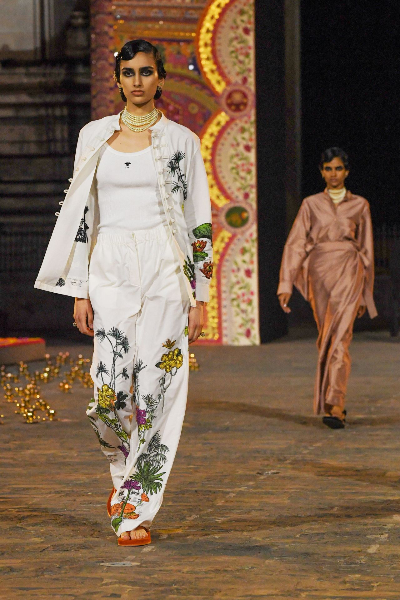 Dior's Pre-Fall collection walked on a balmy evening in Mumbai.