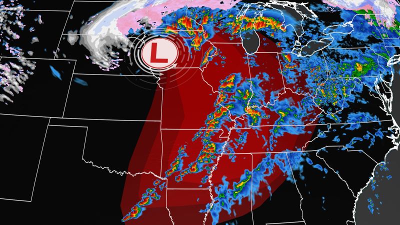 NextImg:Severe weather threat ramps up as western storm pushes east | CNN