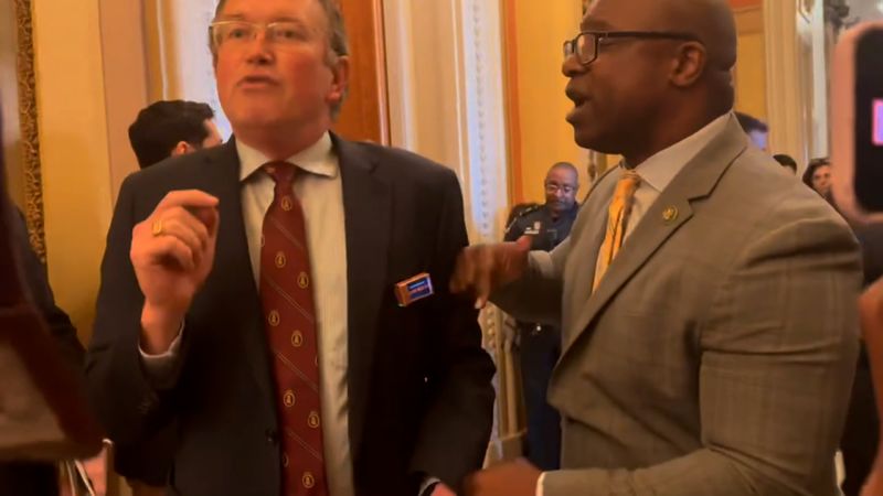 Watch: See heated gun control discussion between lawmakers in the halls of Congress