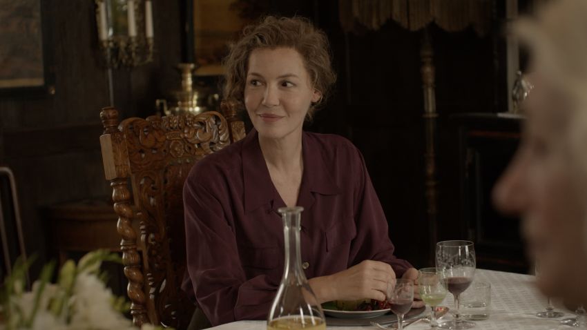 Connie Nielsen as Karen Blixen in Viaplay's "The Dreamer: Becoming Karen Blixen"