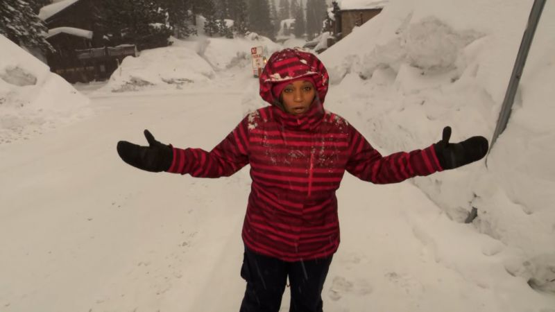 ‘Unbelievable’: CNN reporter reacts to record snowfall in California