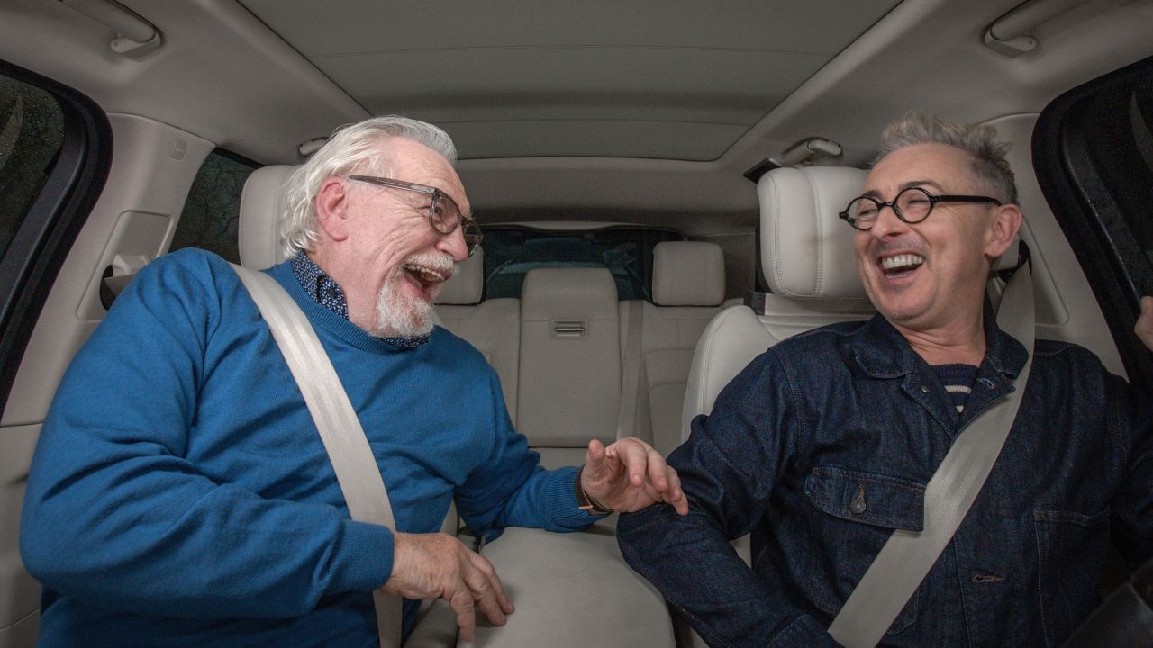 (From left) Brian Cox and Alan Cumming in 'Carpool Karaoke: The Series.'