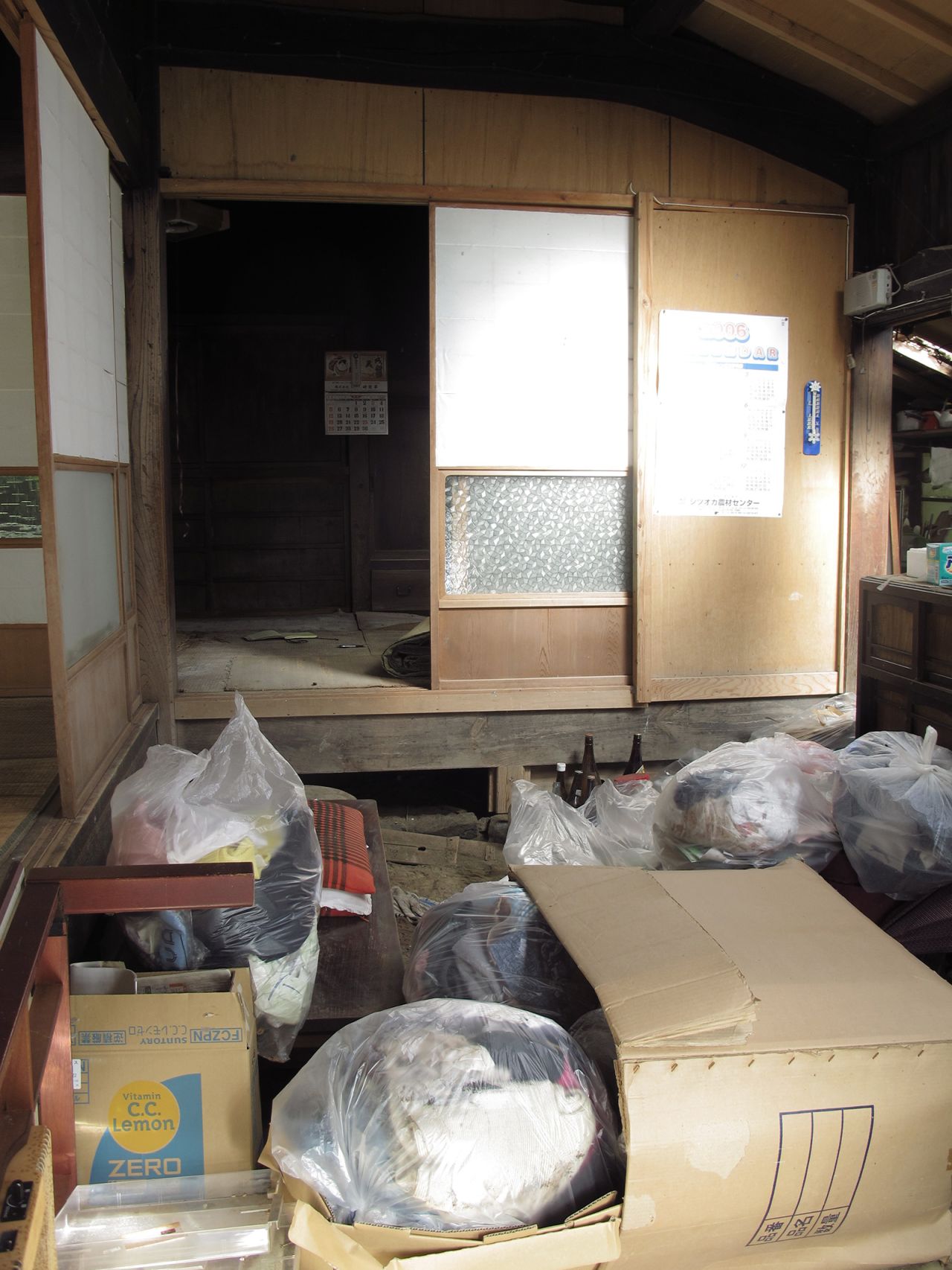 <strong>Renovation process:</strong> Kajiyama took on much of the work on the guesthouse himself, replacing the floors and adding in a toilet, which he says was a wedding present from his parents.