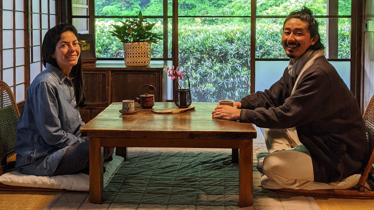 Daisuke and Hila Kajiyama converted an abandoned farm residence in Japan into a guesthouse.