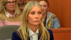 Gwyneth Paltrow listens as the verdict is read Thursday, March 30, 2023, in Park City, Utah.