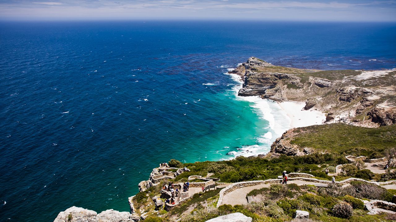 Oceans meet at the Cape of Good Hope.