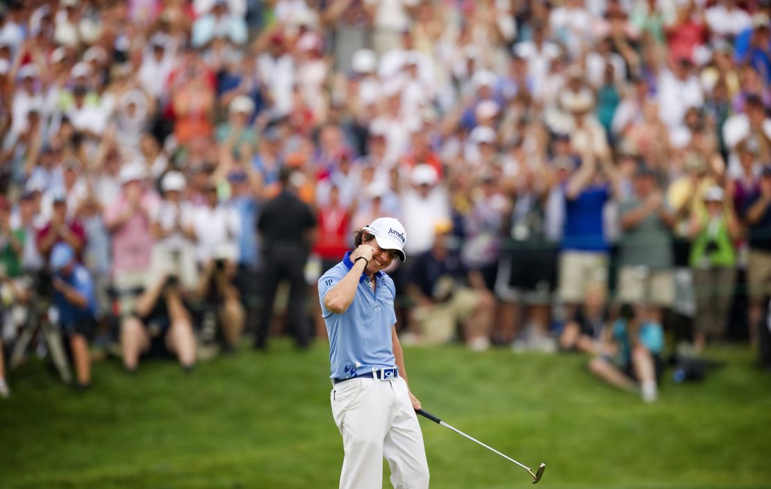 McIlroy celebrated a historic triumph at the US Open just two months after his Masters nightmare.