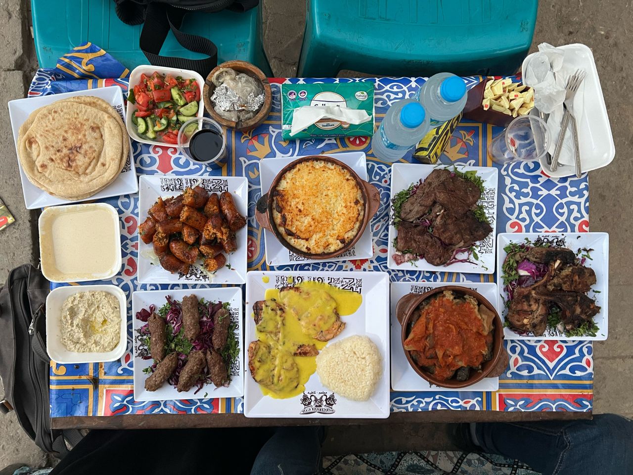 James shared this traditional, post-sunset meal on a date with a Muslim man in Cairo last year during Ramadan.