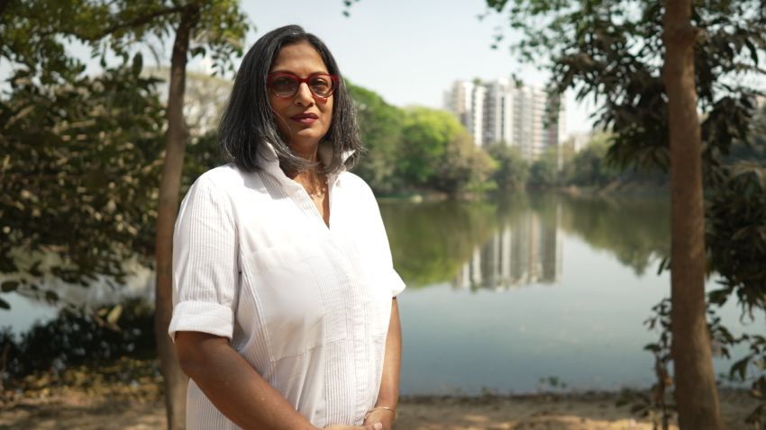 Architect Marina Tabassum in Dhaka, Bangladesh, March 2023. For Growing Bangladesh sponsored series.
