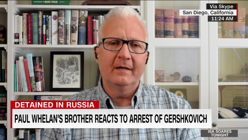 Paul Whelan’s brother reacts to Evan Gershkovich’s arrest | CNN