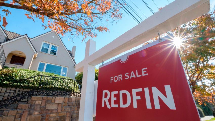 SEATTLE, WA - OCTOBER 31: A Redfin real estate yard sign is pictured in front of a house for sale on October 31, 2017 in Seattle, Washington. Seattle has been one of the fastest and most competitive housing markets in the United States throughout 2017. (Photo by Stephen Brashear/Getty Images for Redfin)