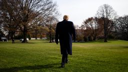 President Donald Trump departs for Philadelphia, after speaking with reporters on the South Lawn of the White House, in Washington, Dec. 8, 2018. Finding a replacement for the White House chief of staff, John Kelly, is in many ways just the latest staffing snare in a White House that has struggled to fill even low-ranking jobs. (Al Drago/The New York Times)