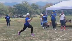 Olympic champion Shelly-Ann Fraser-Pryce competes at her son's sports day.