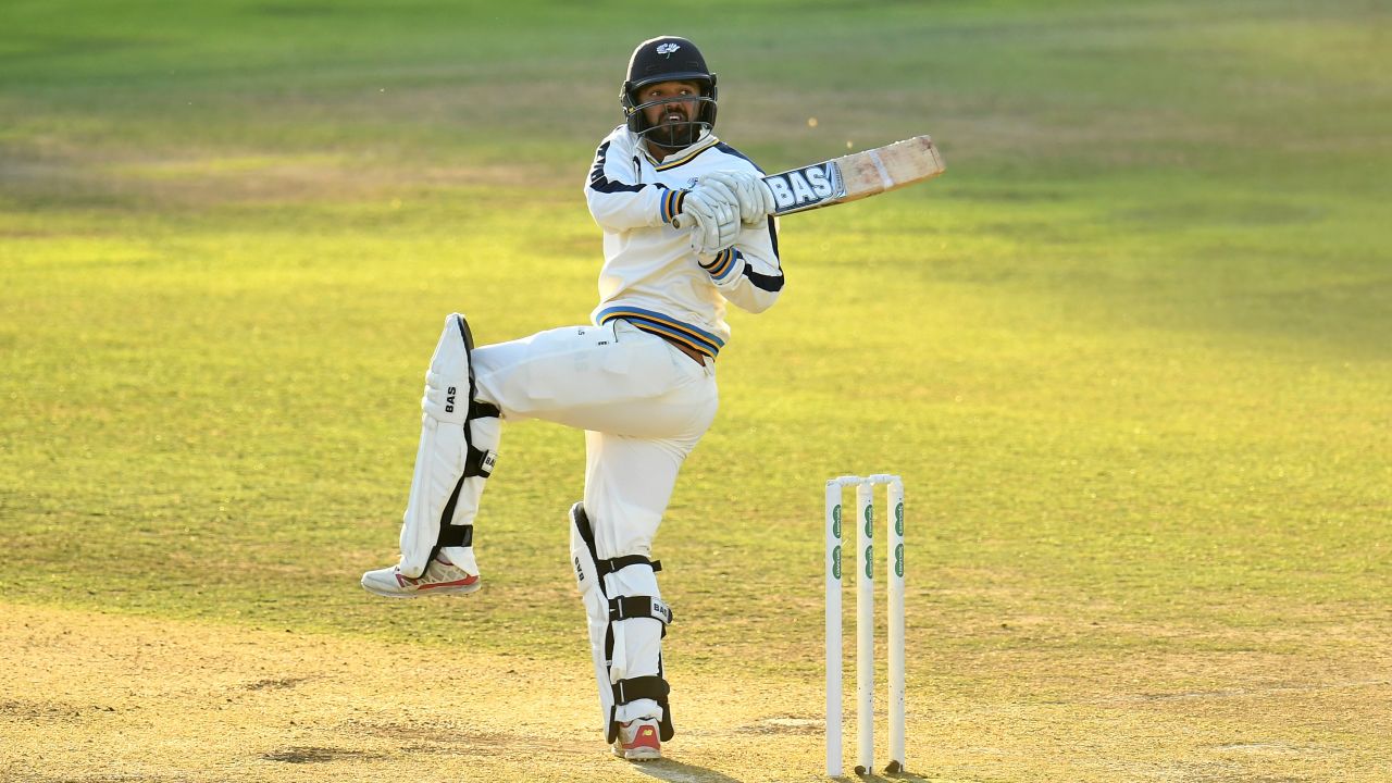Azeem Rafiq pictured playing for Yorkshire in 2016.