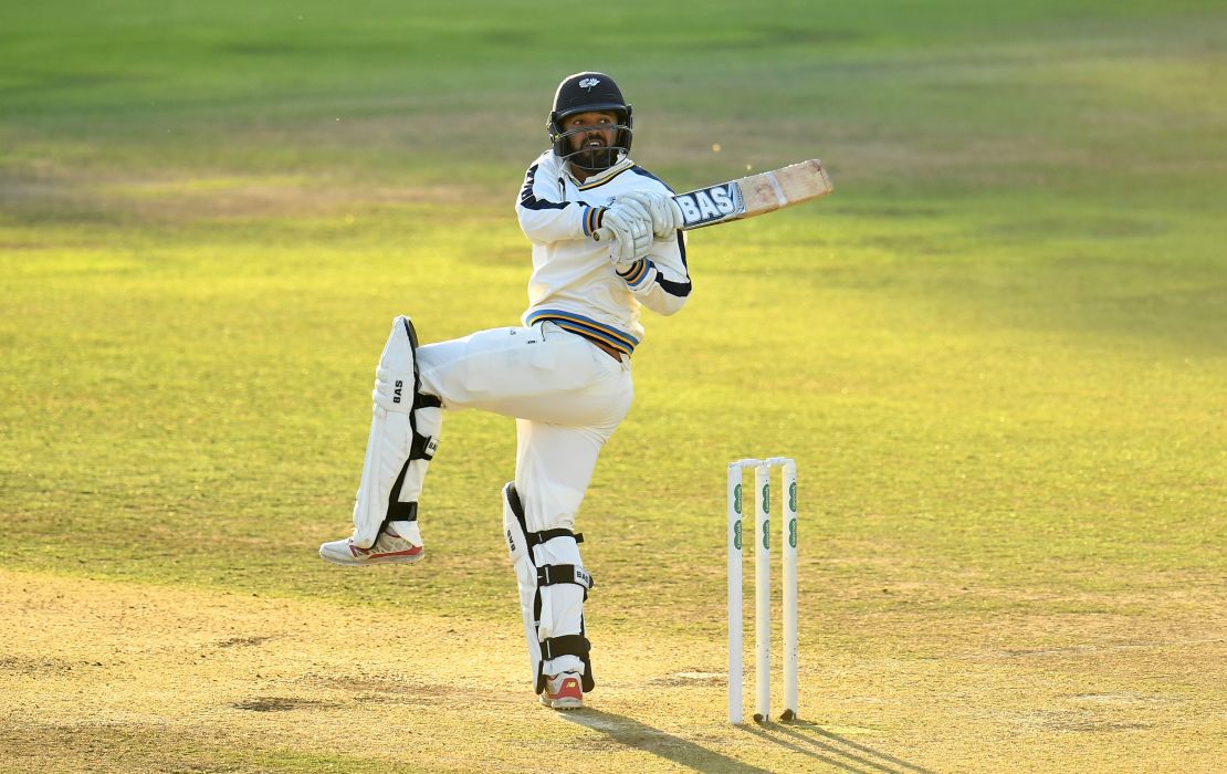 Azeem Rafiq pictured playing for Yorkshire in 2016.