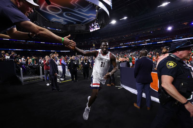 UConn defeats Miami while San Diego State stuns Florida Atlantic to advance to the NCAA Mens Basketball Championship tournament title game CNN