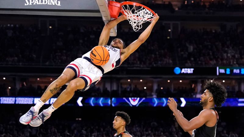 Connecticut defeats San Diego State to win its fifth NCAA men’s basketball title | CNN