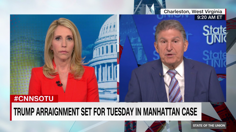 Manchin: Prosecutors must ‘cross every T’ and ‘dot every I’ on Trump charges | CNN Politics