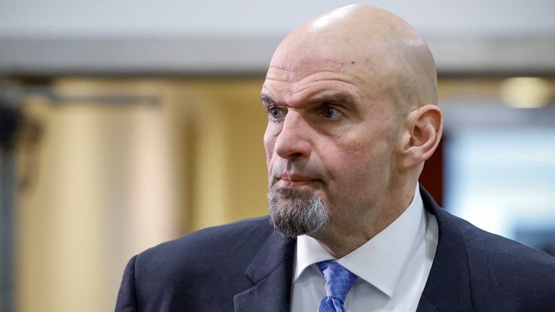 NextImg:Sen. Fetterman opens up about 'downward spiral' before receiving treatment for depression | CNN Politics