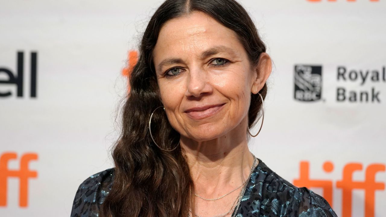 Writer and director Justine Bateman poses before a screening of her film "Violet" at the 2021 Toronto International Film Festival, September 9, 2021.