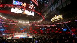 Scenes during WWE Monday Night Raw at the TD Garden on March 6, 2023 in Boston, Massachusetts,