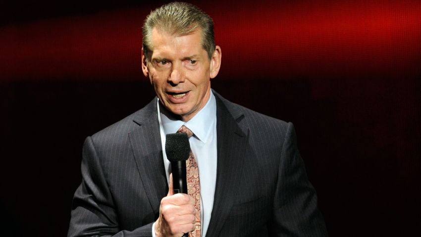 WWE Chairman and CEO Vince McMahon speaks at a news conference in Las Vegas on January 8, 2014.