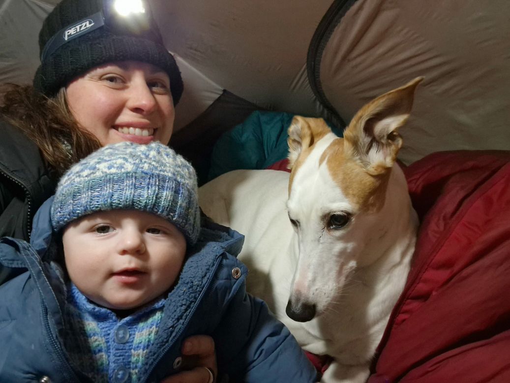 <strong>Family adventure: </strong>"I had to give everything up," Barron says of her decision to join Lewis on the walk. "But I knew that it was what I wanted to do."