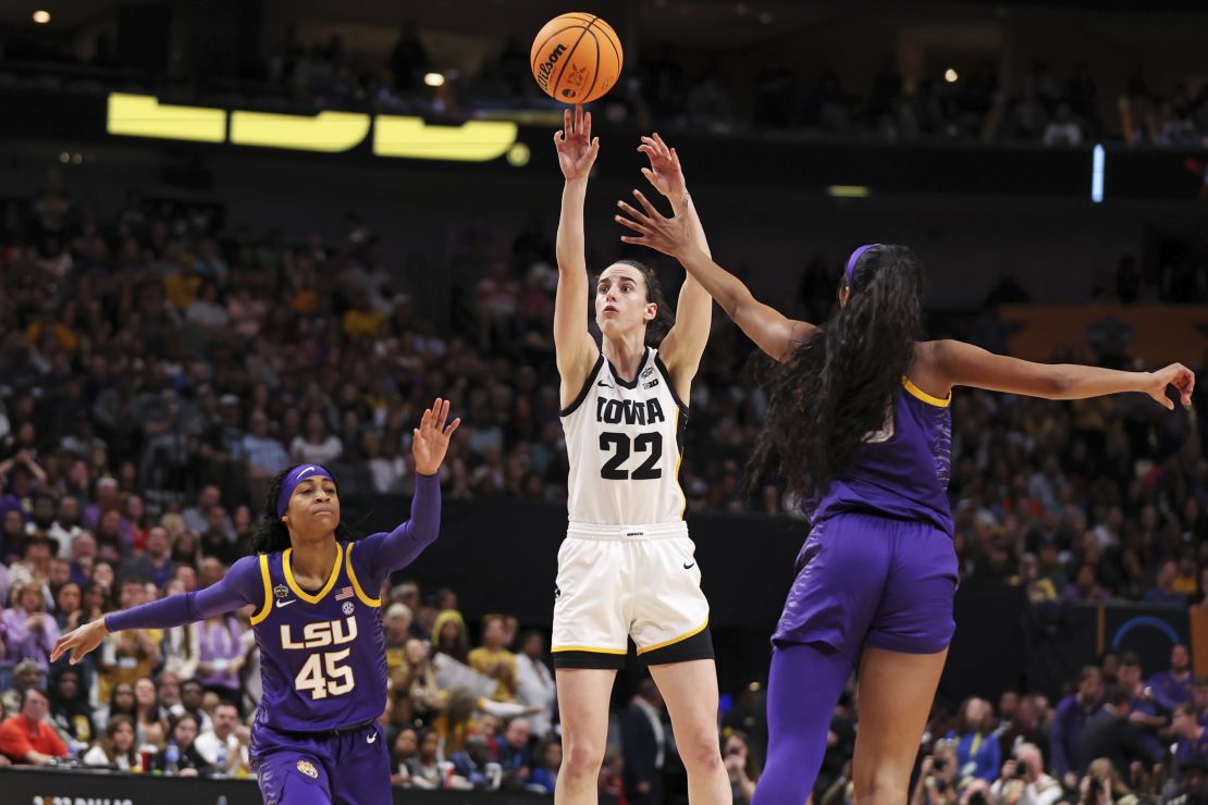 Clark's 191 points throughout the NCAA tournament is the most in men's and women's history. 