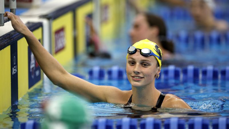 Teenage swimmer breaks two world records in four days