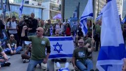 Israeli military veterans are among hundreds of thousands of protesters who took to the streets for the 13th week in a row on Saturday.