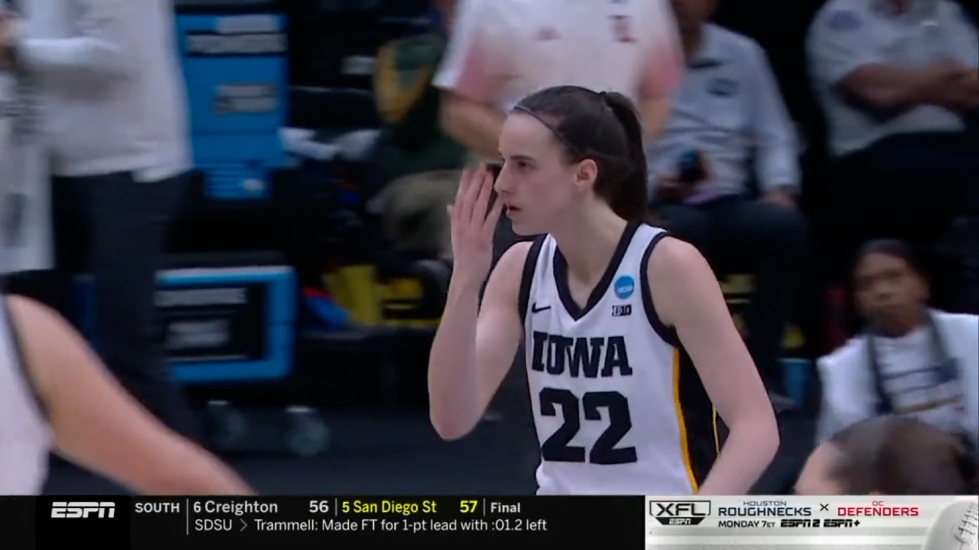 Caitlin Clark Leads Iowa to the Final Four, While L.S.U. Gets Past