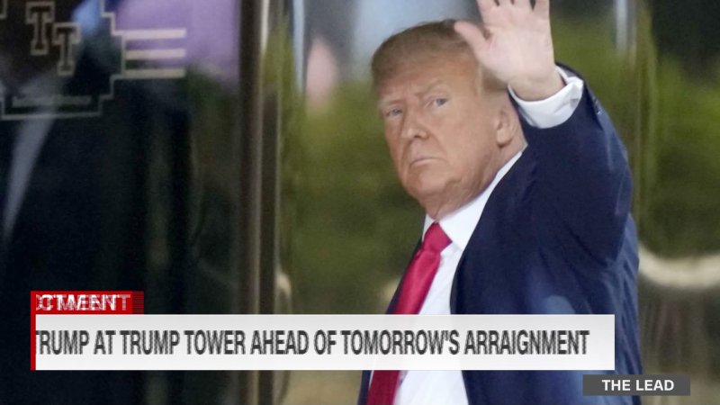 Trump advisers and lawyers are huddling at Trump Tower on the eve of his arraignment. An aide says Trump remains “defiant and focused” | CNN