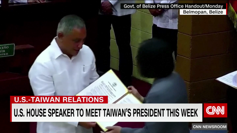 China furious over meeting between Taiwan’s president, U.S. House speaker | CNN