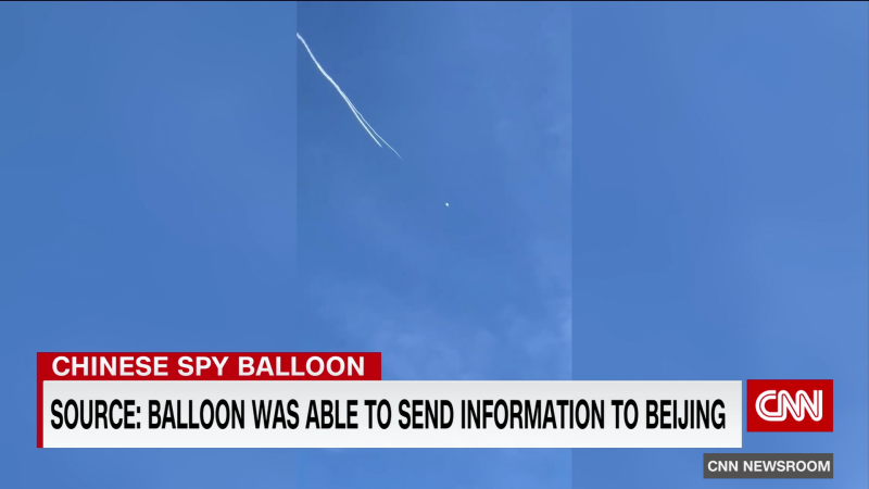 Suspected spy balloon was able to send information to Beijing | CNN