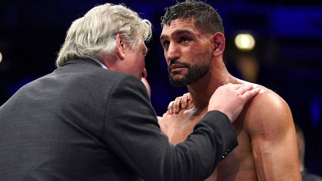 Amir Khan has been banned from sports for two years.
