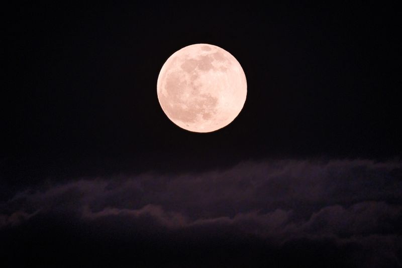 Bright store moon tonight