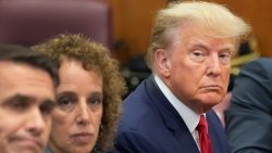 Former President Donald Trump sits at the defense table with his defense team in a Manhattan court, Tuesday, April 4, 2023, in New York. Trump is set to appear in a New York City courtroom on charges related to falsifying business records in a hush money investigation, the first president ever to be charged with a crime. (AP Photo/Seth Wenig)