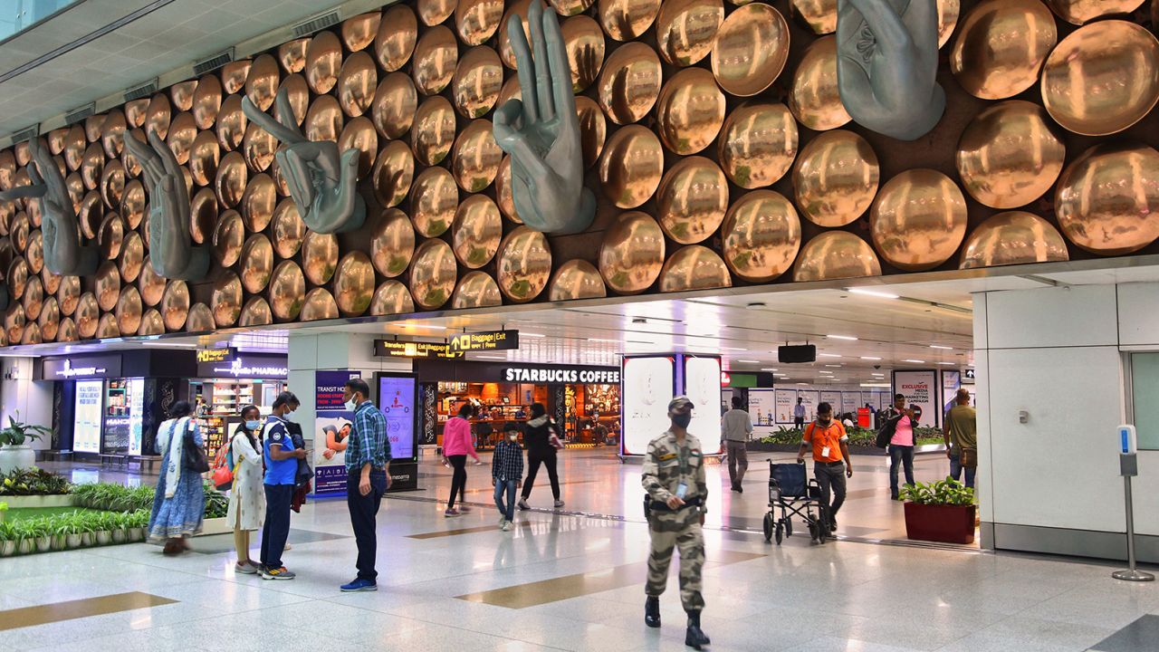 Indira Gandhi International Airport in Delhi is new to the top 10 in 2022. India has a growing travel market.