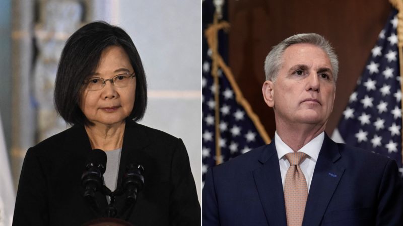 Taiwan President Tsai and Speaker McCarthy set to meet in show of democratic solidarity | CNN Politics