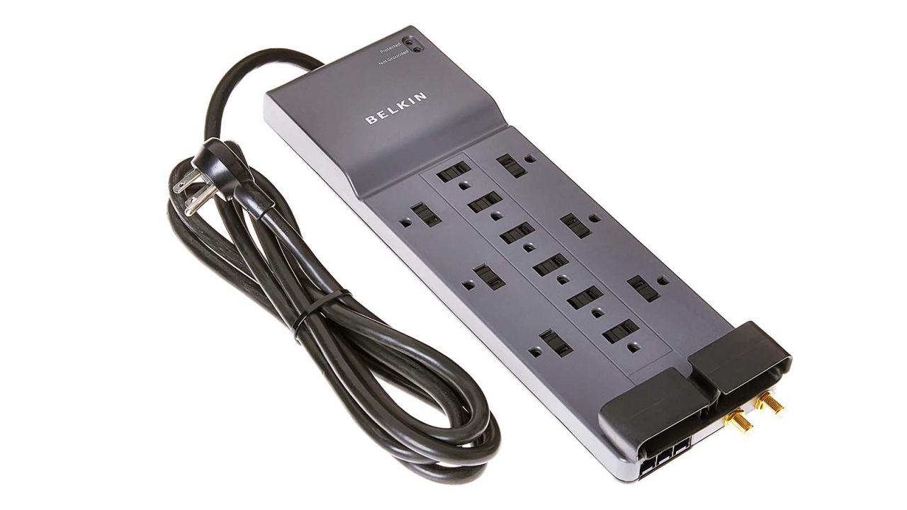 underscored Belkin Power Surge Protector Product Card
