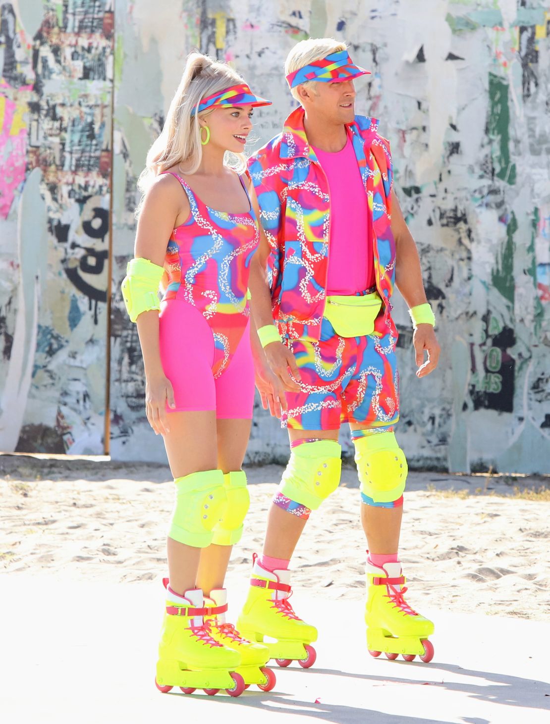 Last summer, on-set images of Margot Robbie and Ryan Gosling rollerblading in Venice, Los Angeles, went viral.