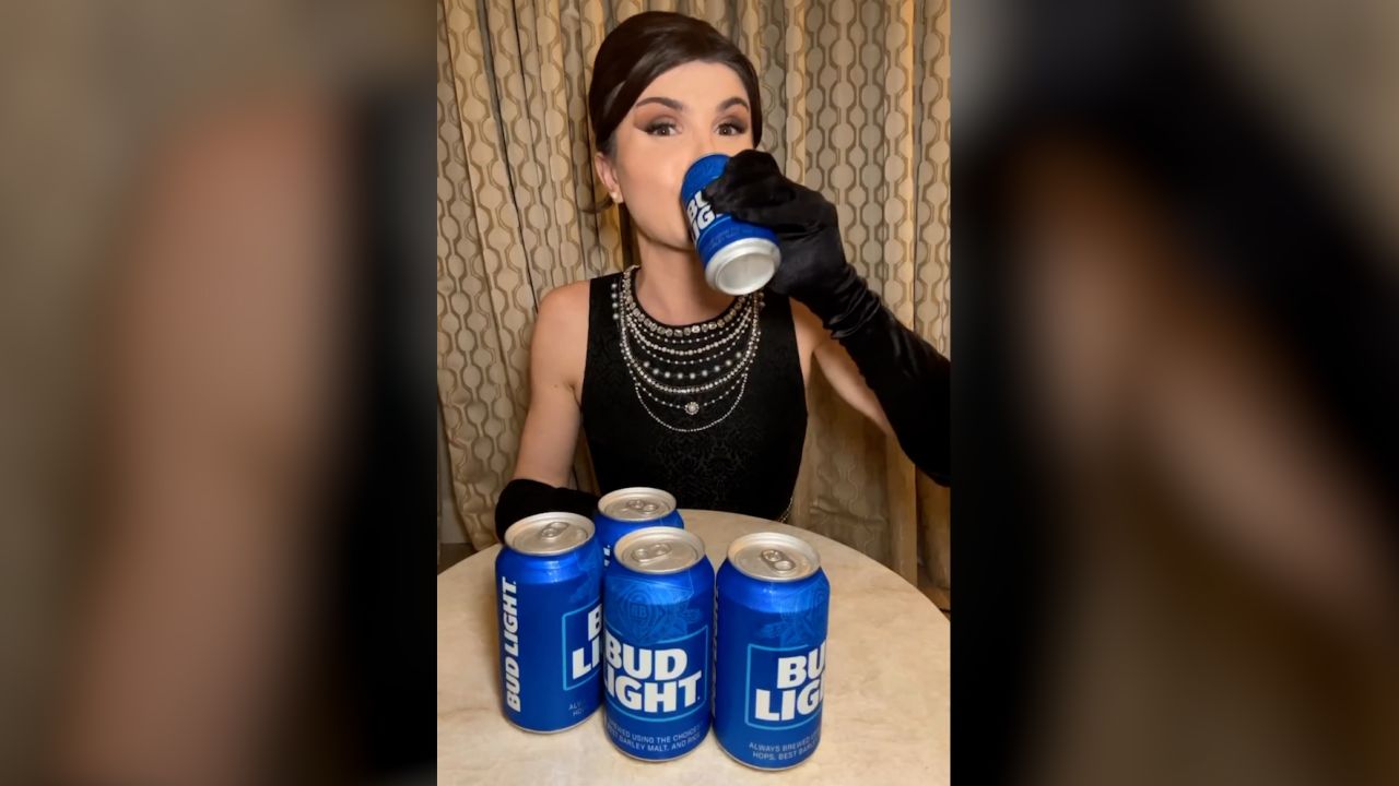 A screenshot from an Instagram post from Dylan Mulvaney promoting Bud Light.