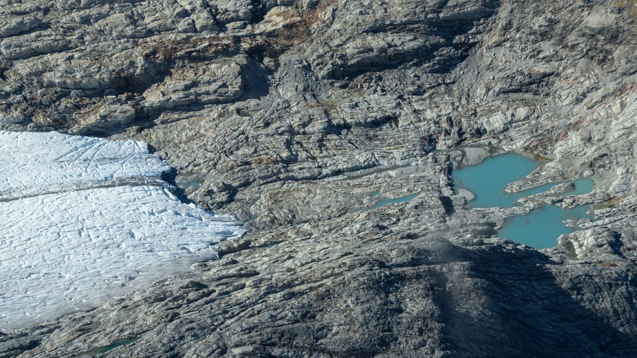 Brewster Glacier has seen a marked retreat over the last two decades.