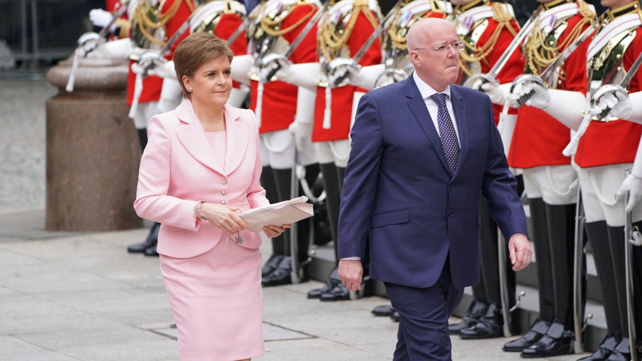 Sturgeon and Murrell at St Paul's Cathedral on June 3, 2022.