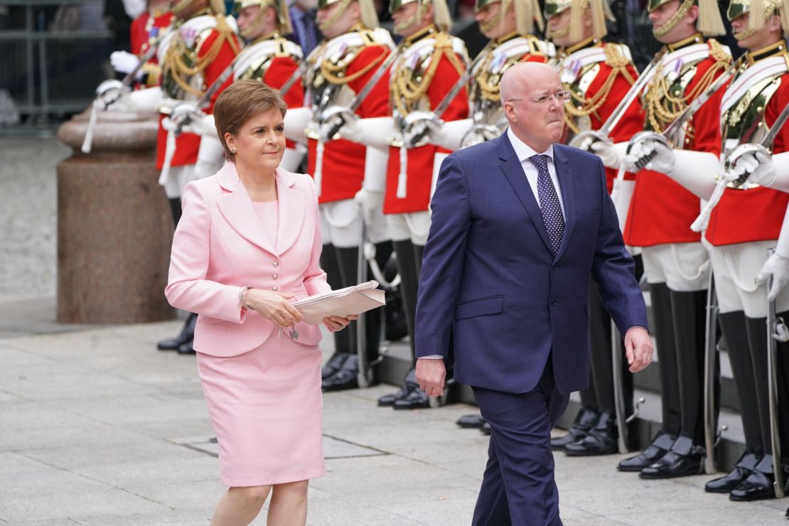 Sturgeon and Murrell at St Paul's Cathedral on June 3, 2022.