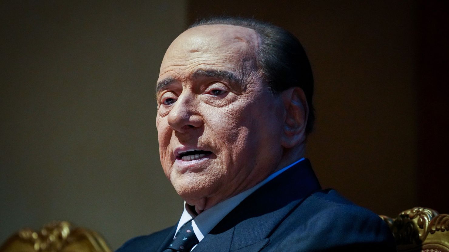 Silvio Berlusconi pictured in Monza, Italy, on January 16.